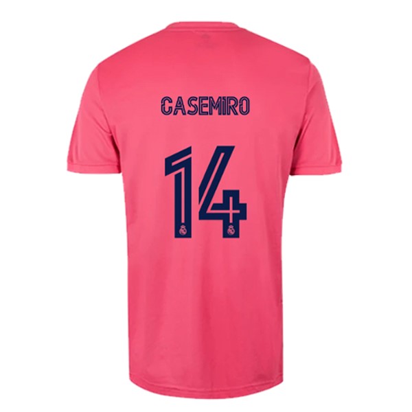 Camiseta Real Madrid Replica Segunda Ropa NO.14 Casemiro 2020/21 Rosa